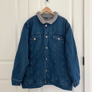 Mountain Ridge Sherpa Lined Jean Jacket